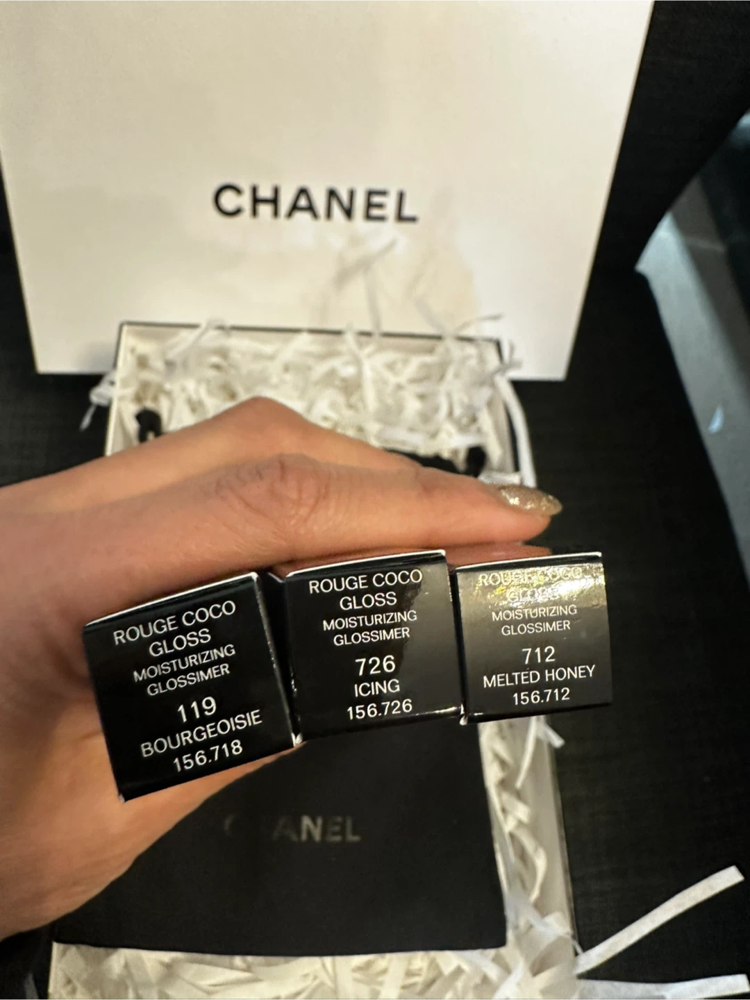 Chanel New in Box Rouge Coco Gloss Moisturizing Lip Gloss Set - photo 3