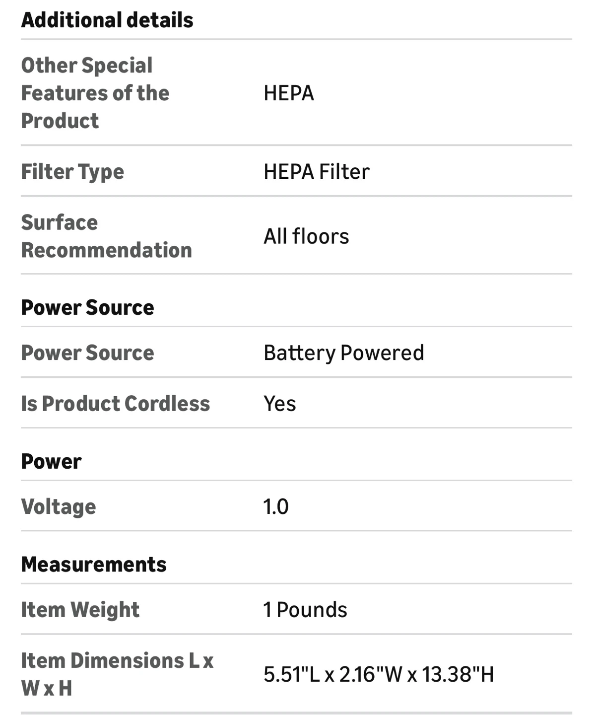 Cordless HEPA Filter Handheld Vacuum Cleaner - photo 5
