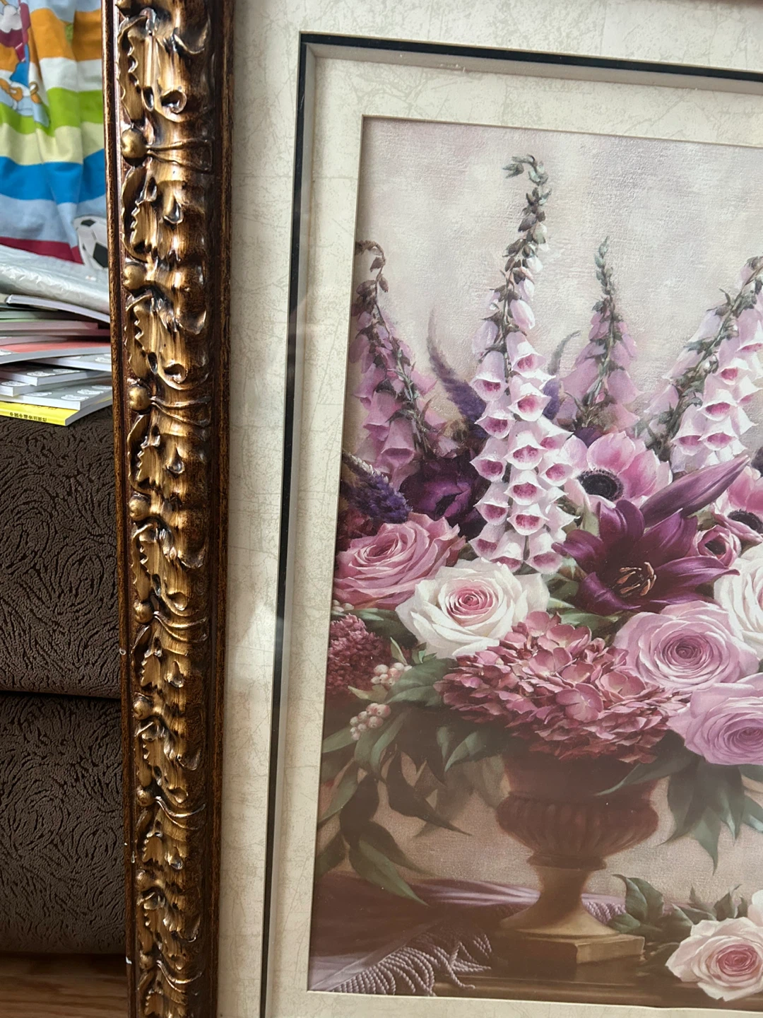 Large Framed Floral Wall Art  78cm *61cm - photo 2