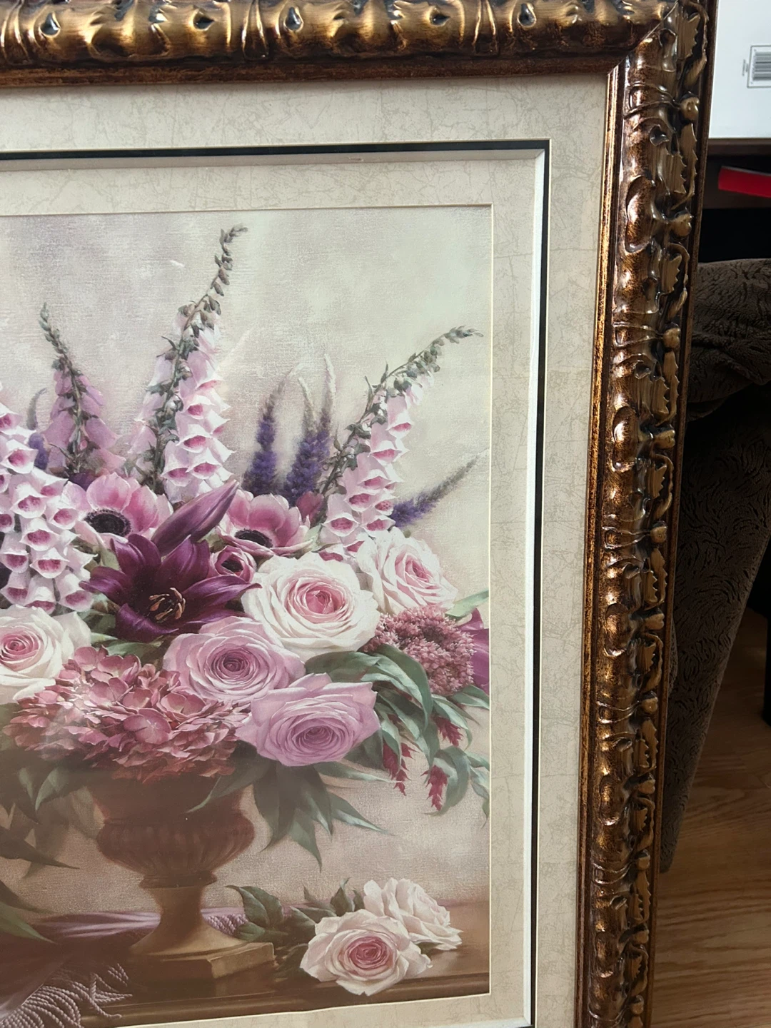 Large Framed Floral Wall Art  78cm *61cm - photo 3