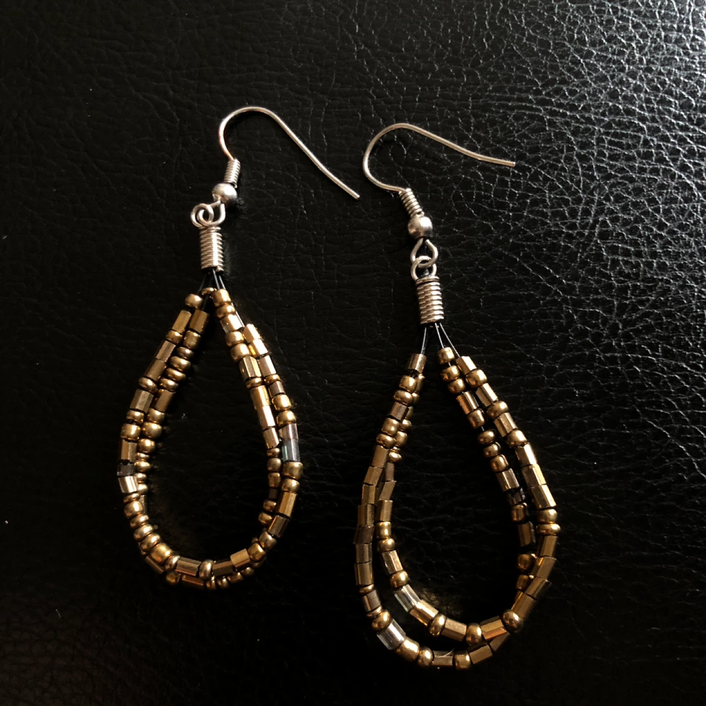 Beaded Teardrop Earrings