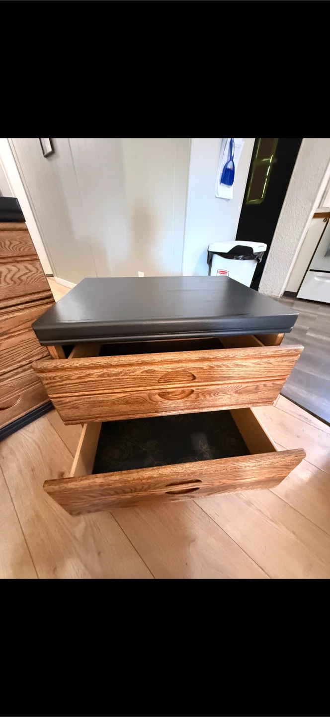 Mid-Century Modern Dresser Set with Nightstands - photo 3