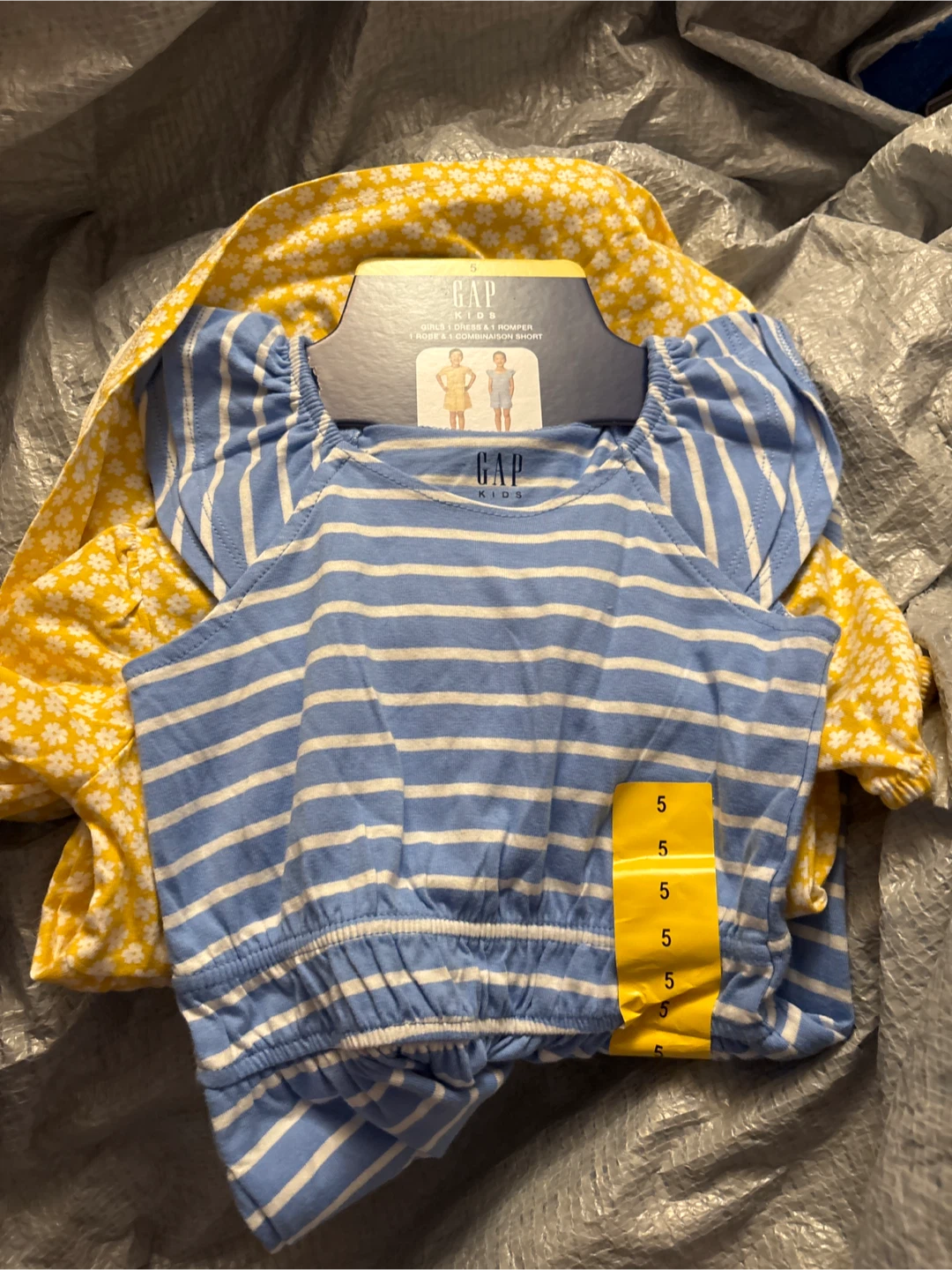 GAP Kids Girls 2 Piece Dress & Romper Set Size 5