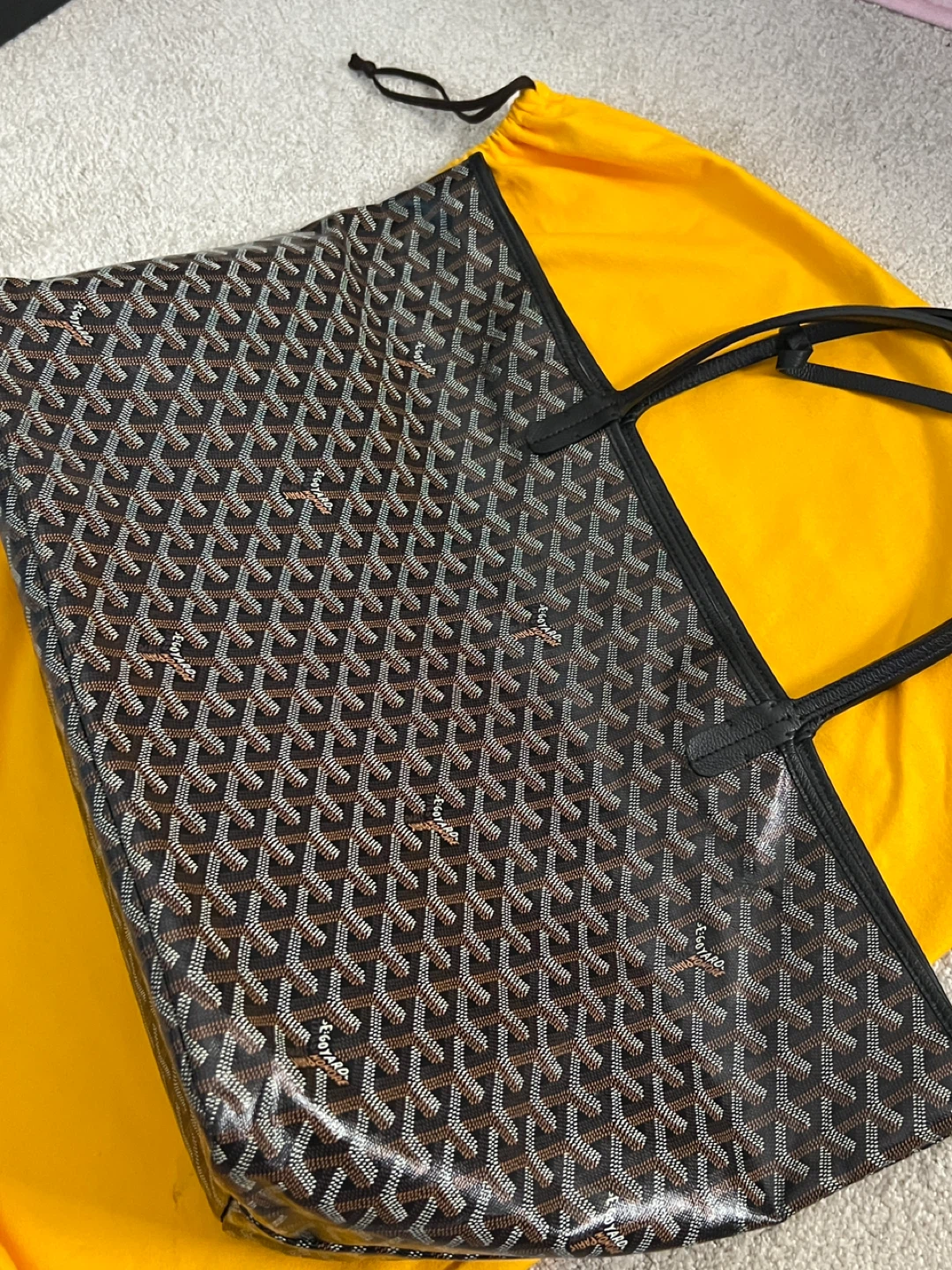Goyard Saint Louis Tote Bag Black GM - photo 5