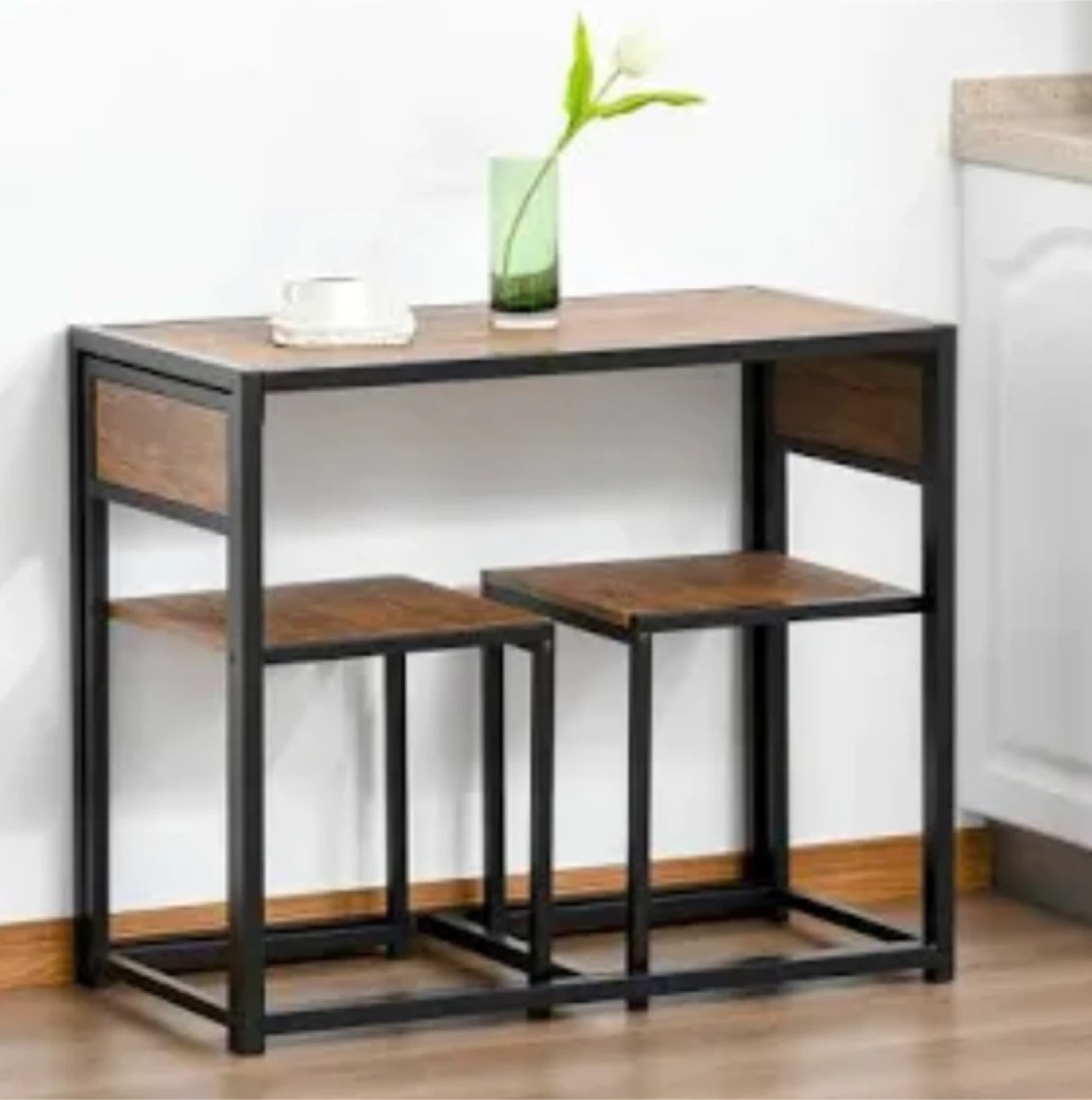 Compact Kitchen table and two chairs
