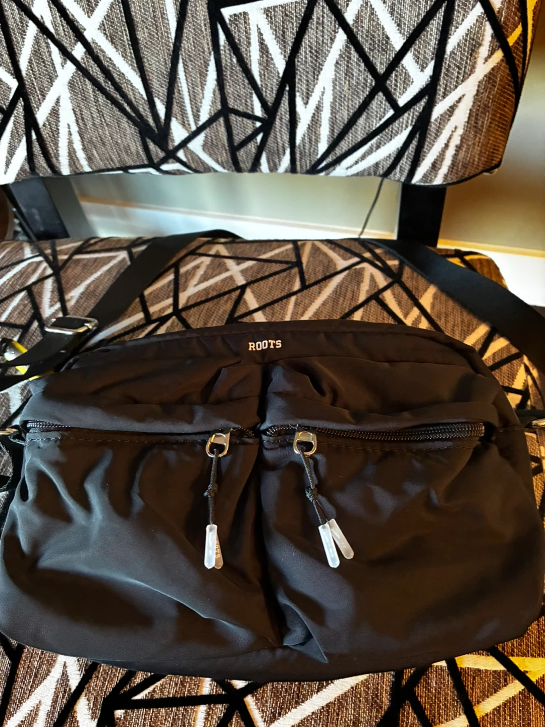 Black Roots Crossbody Bag