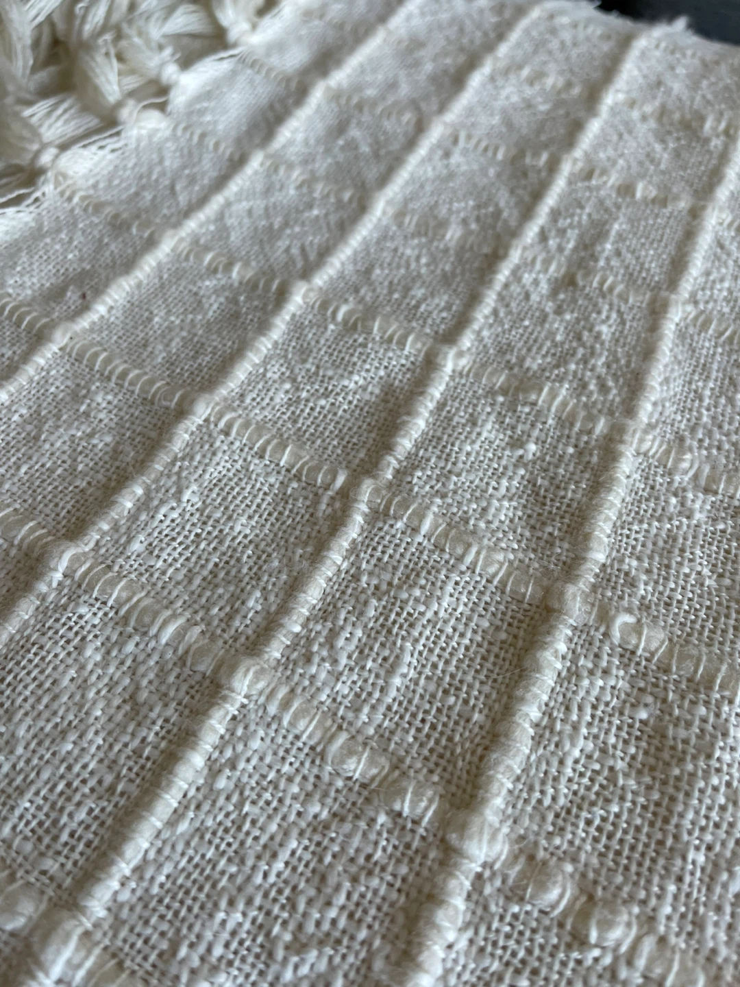 Natural tones Textured Throw Blankets - photo 5