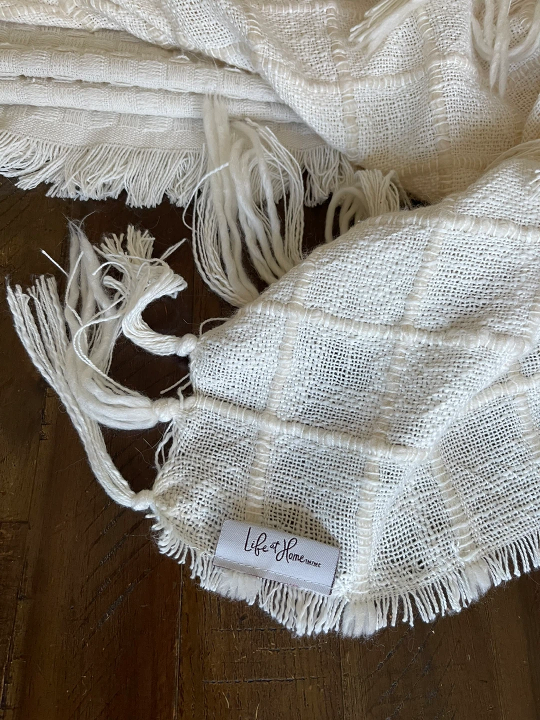 Natural tones Textured Throw Blankets - photo 3