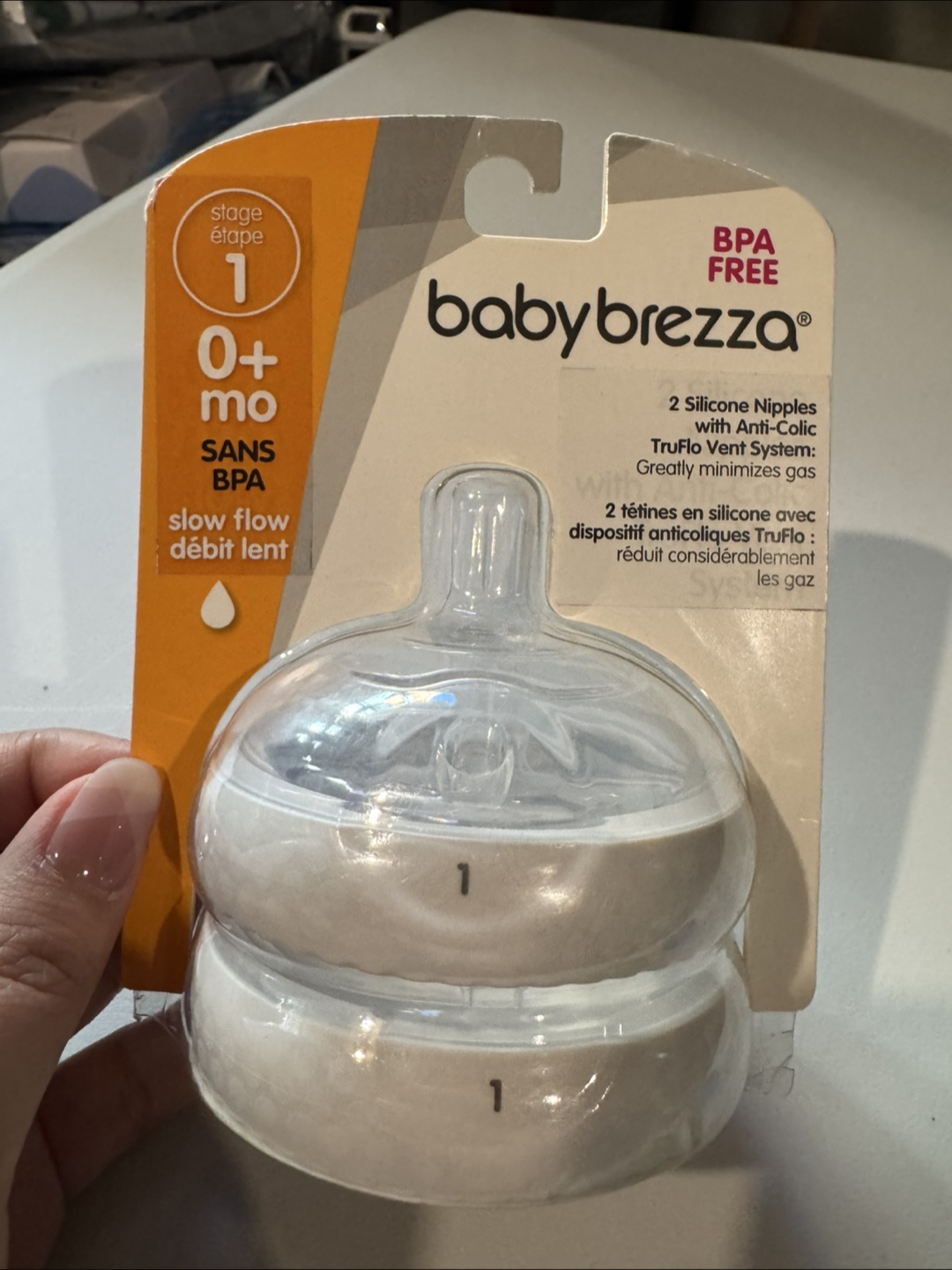 Brand new Baby Brezza 2 Silicone Nipples