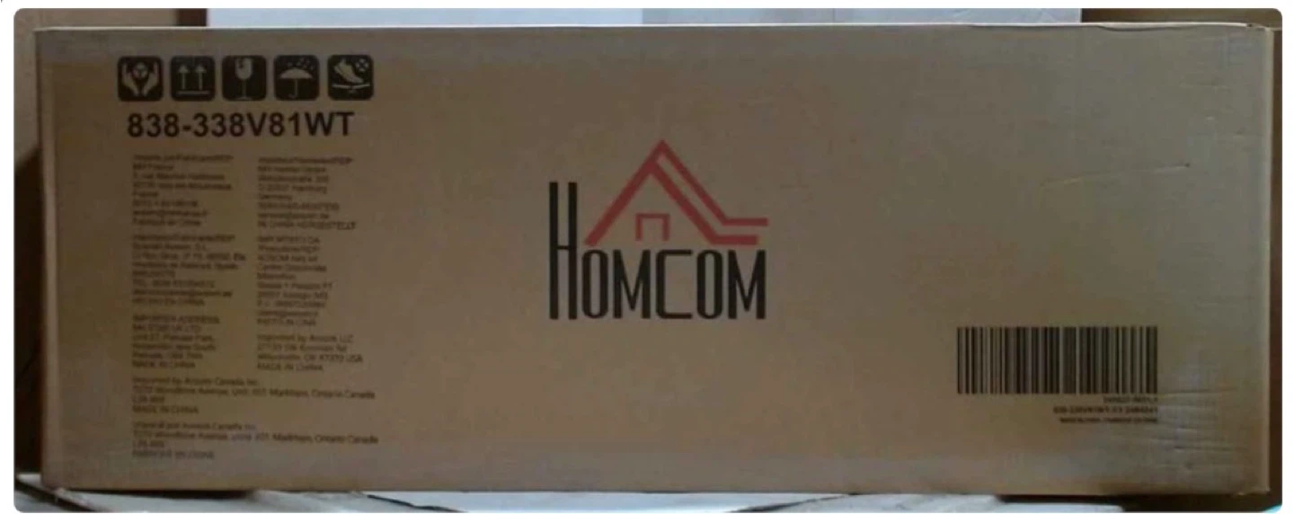 HOMCOM White 2-Door Storage Cabinet 🥕 - photo 3