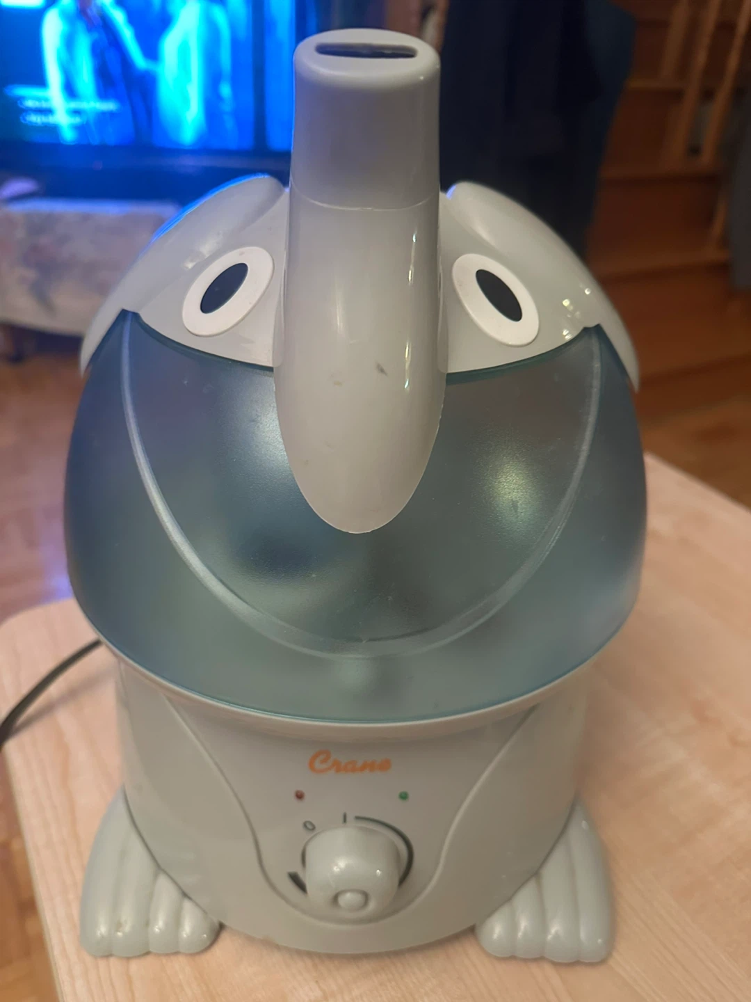 Crane Adorable Elephant Cool/Hot Mist Humidifier