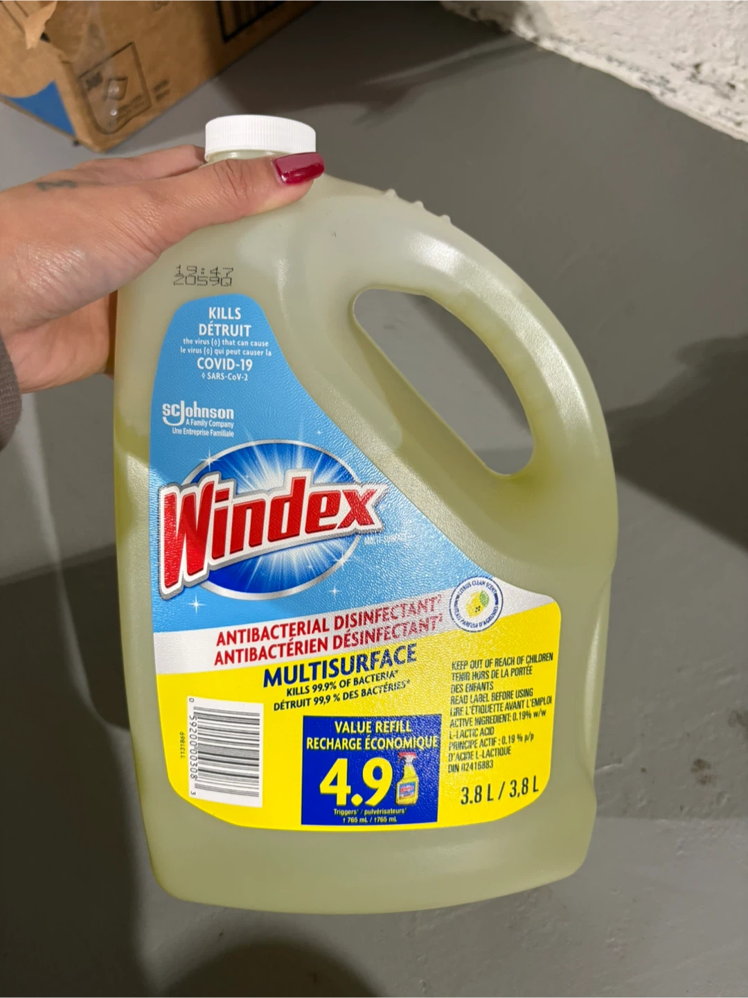2pc Windex Antibacterial Disinfectant Multiusage Cleaner