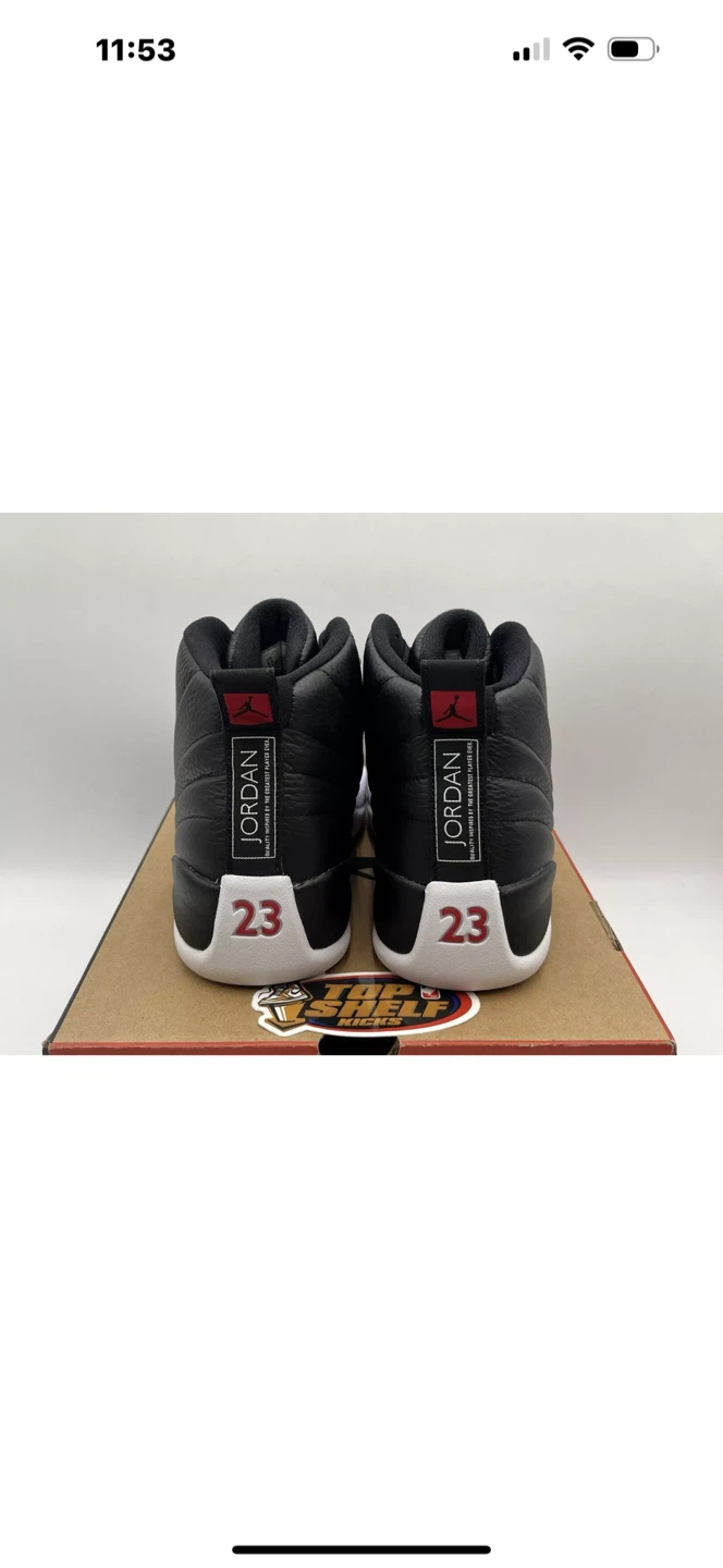 Air Jordan 12 Retro 'Playoffs' Men's  sz 9.5 - photo 3