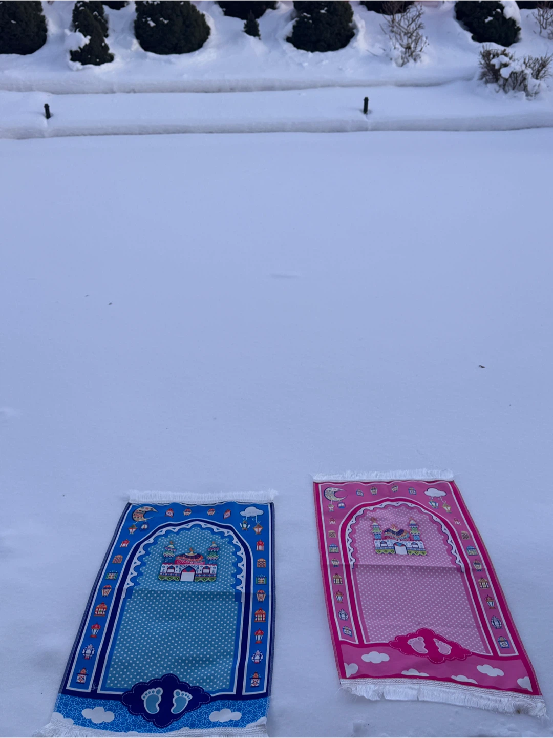 Kids' Premium Prayer Mats (Blue & Pink)