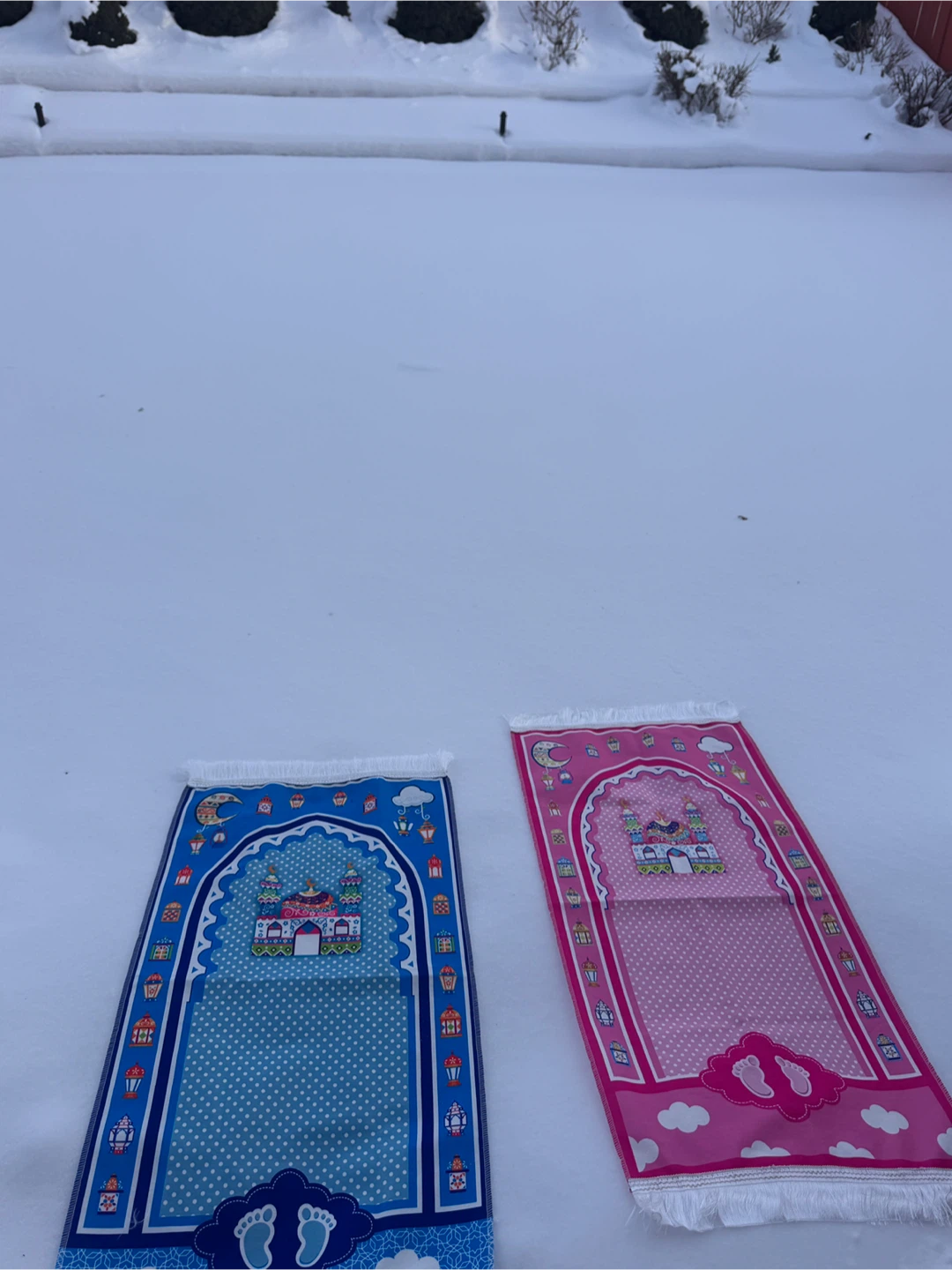 Kids' Premium Prayer Mats (Blue & Pink) - photo 2