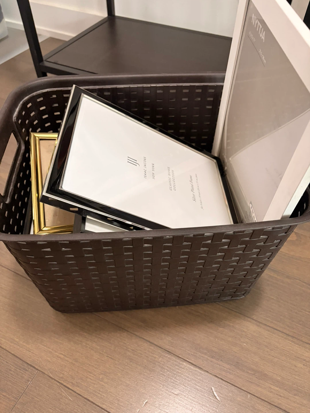 Basket of Assorted Picture Frames
