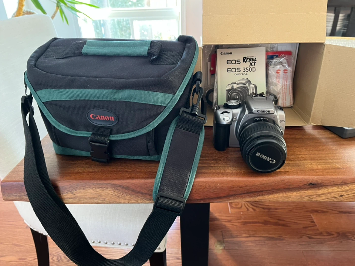 Canon EOS Rebel XT Digital Camera with Bag - photo 2