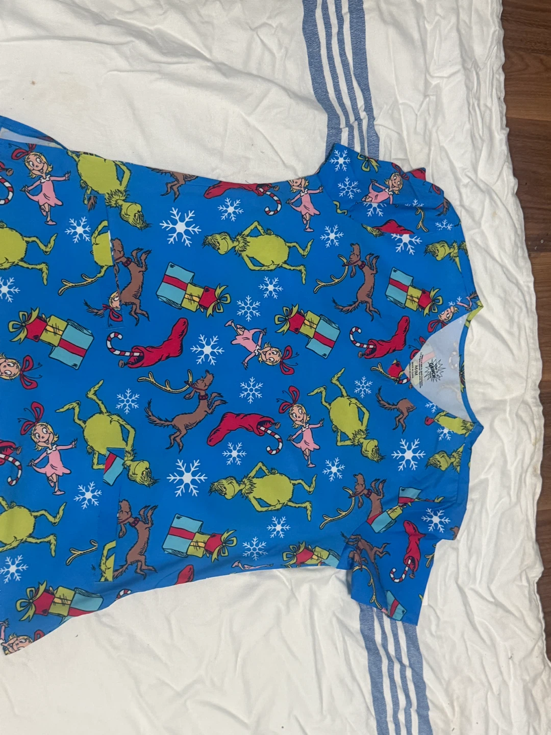 The Grinch Holiday Scrub Top