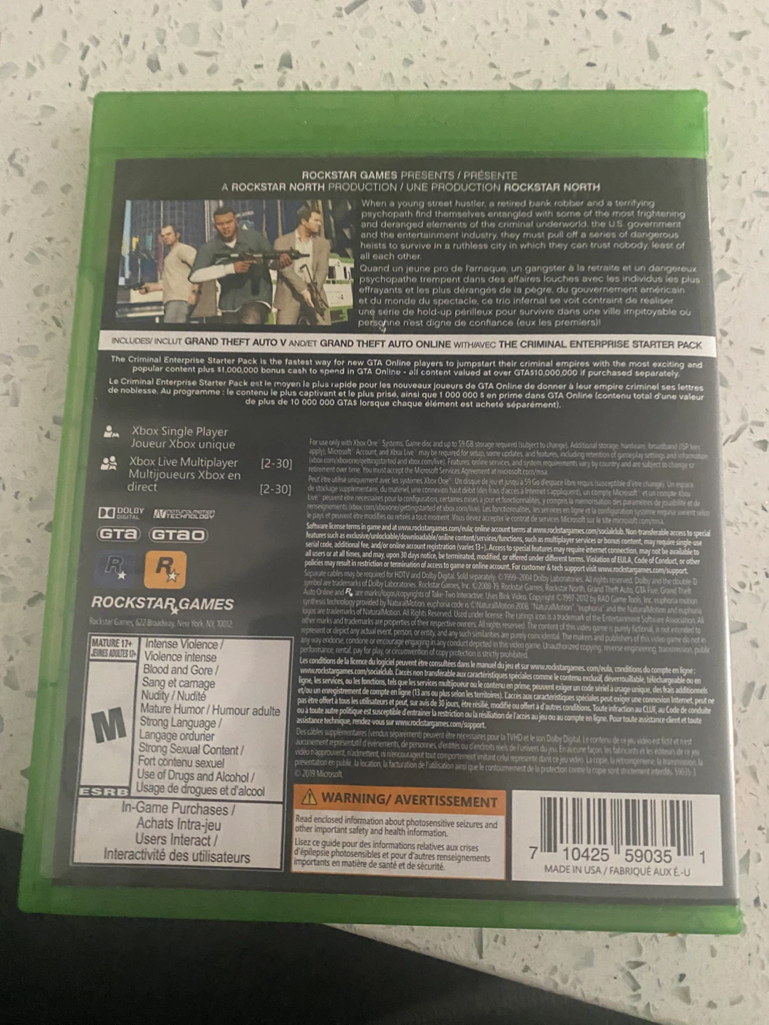 Grand Theft Auto V Premium Edition Xbox One - photo 3