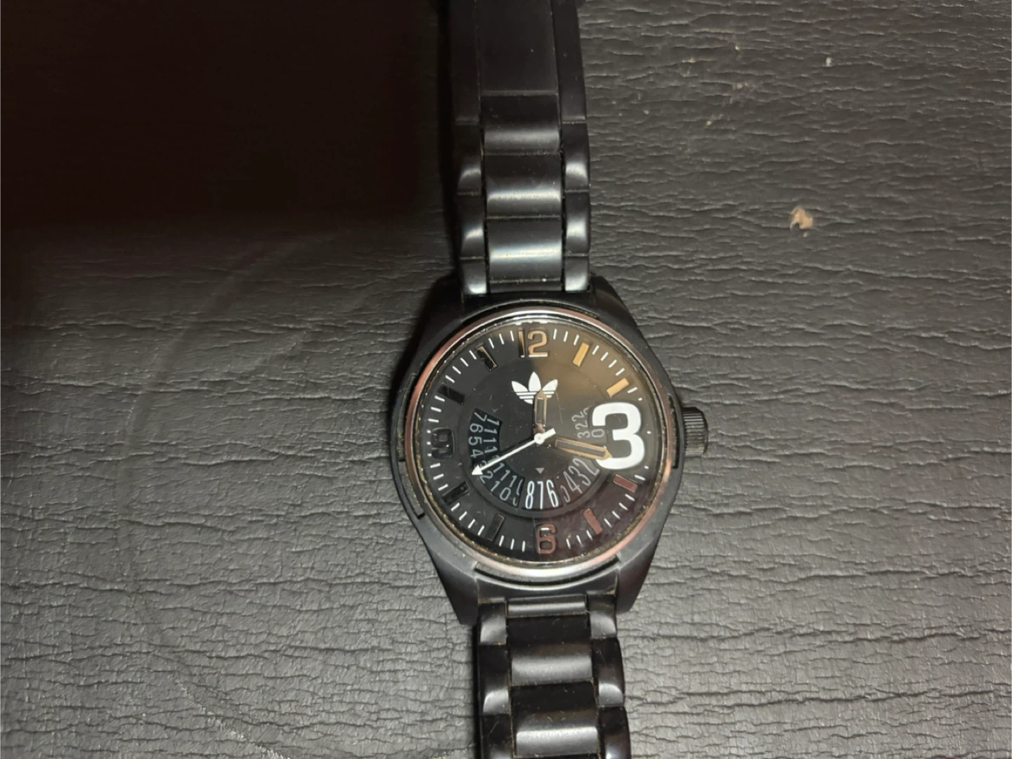 Adidas Black Analog Watch