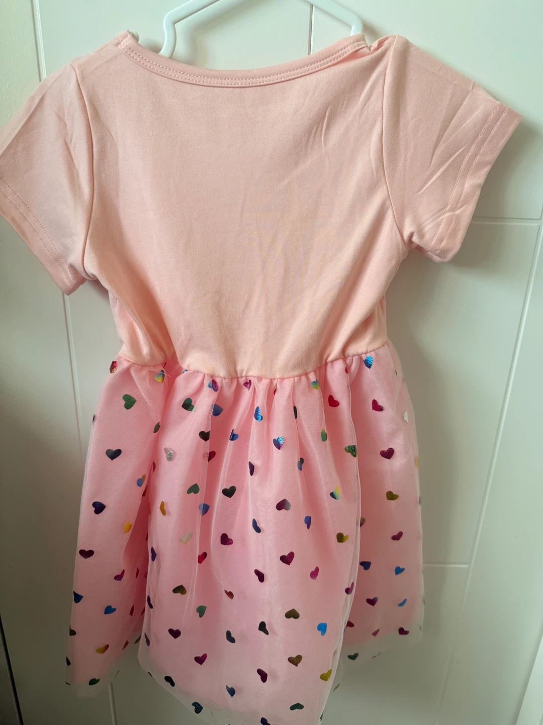 Girls Pink Heart Tutu Dress - Size 4 - photo 2