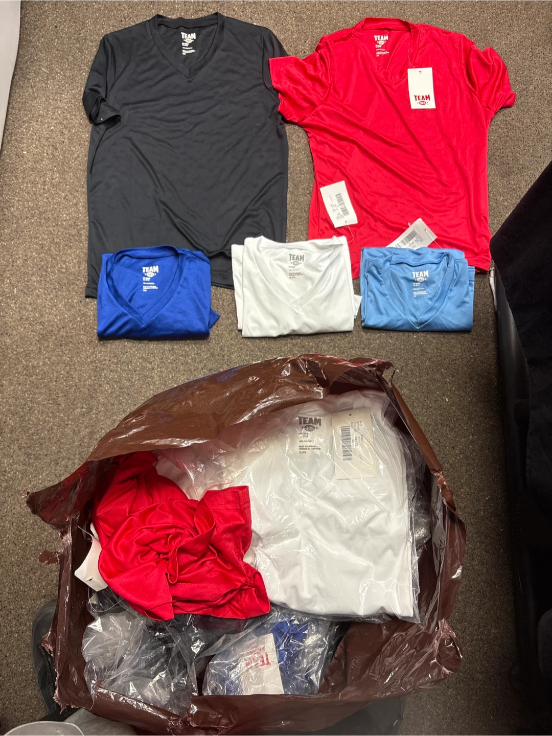 Bundle deal! Take all for $199.99! TEAM 365 V-Neck T-Shirts