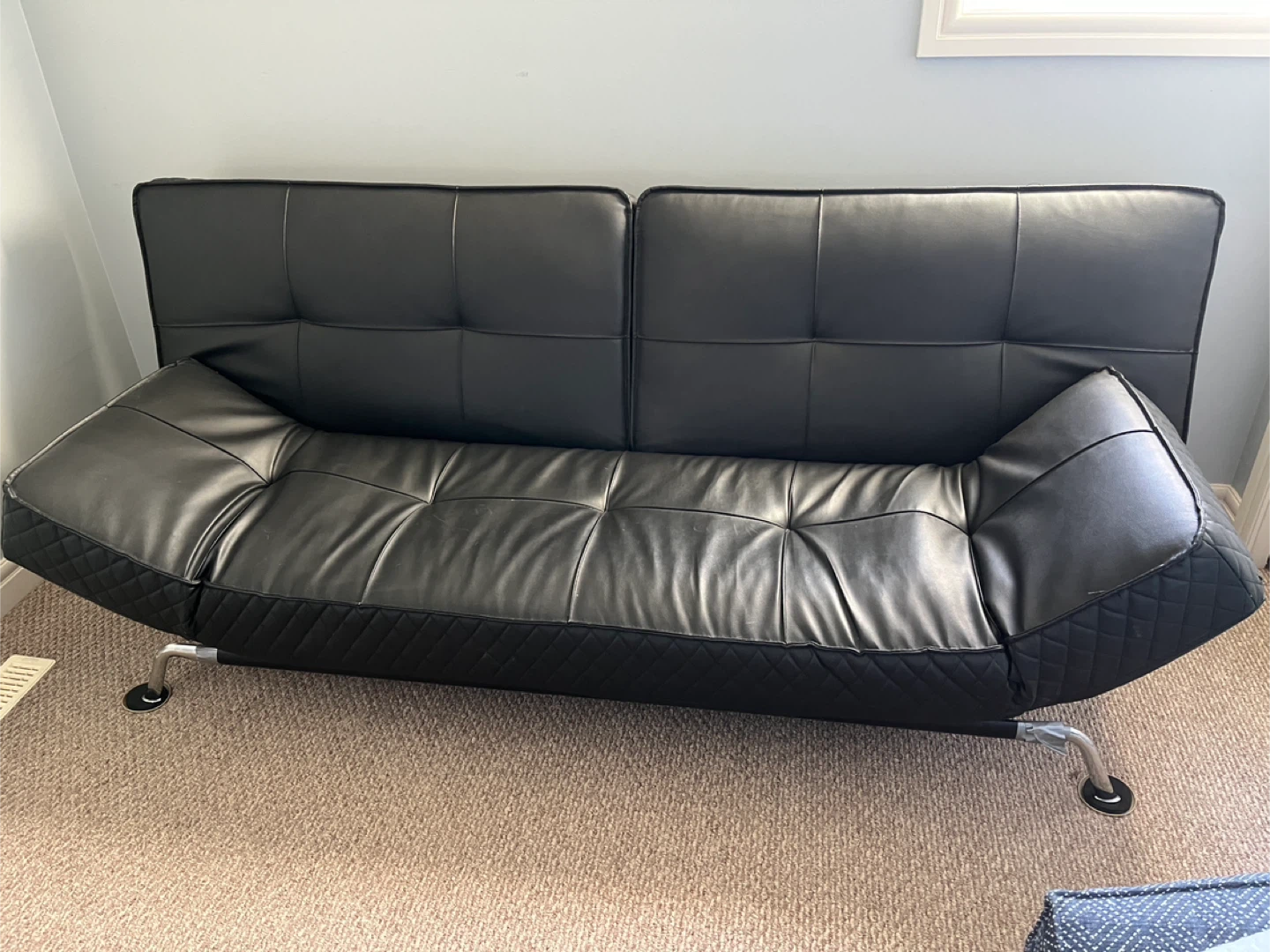 Black adjustable couch - photo 2