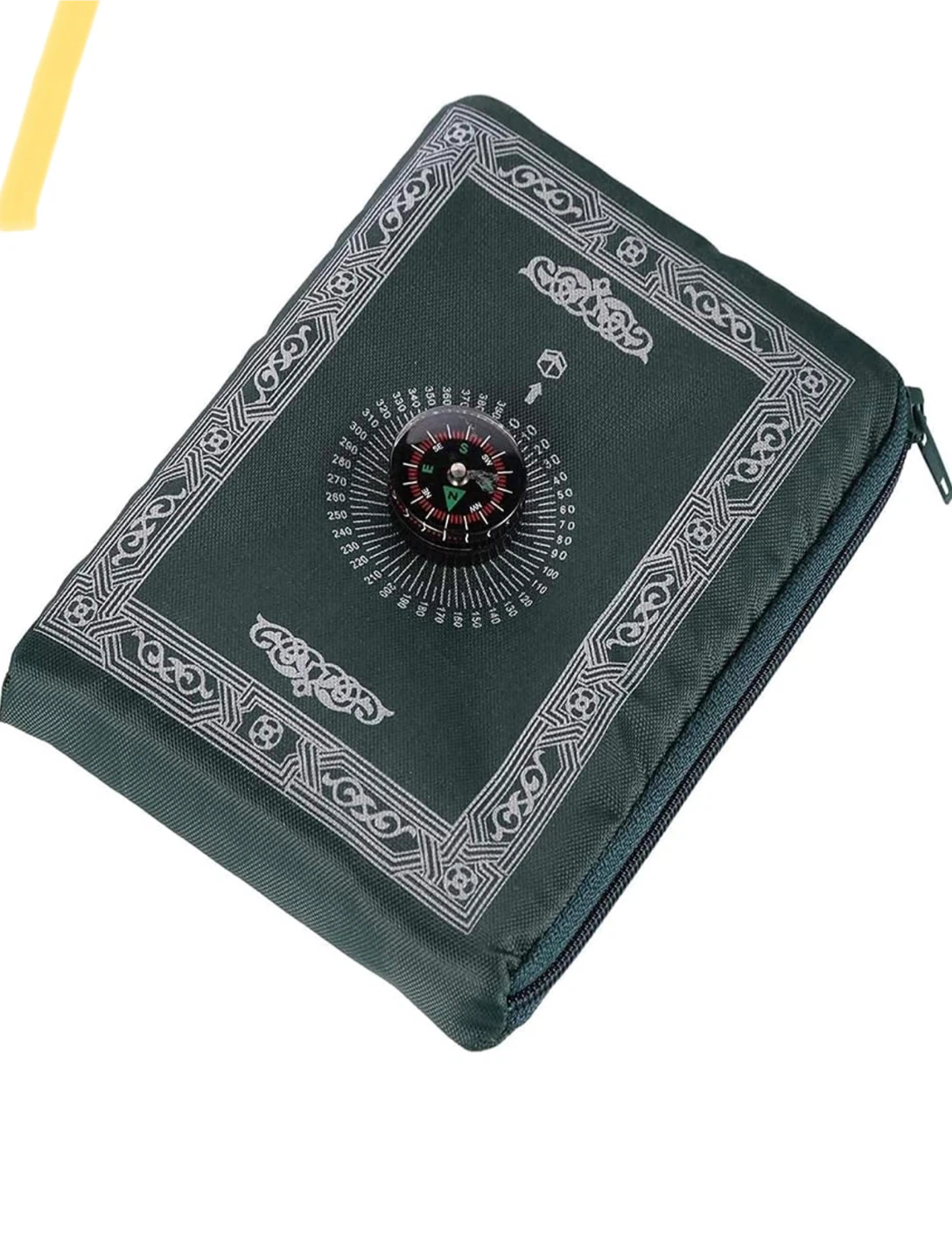 Portable Prayer Mat with Compass - Green