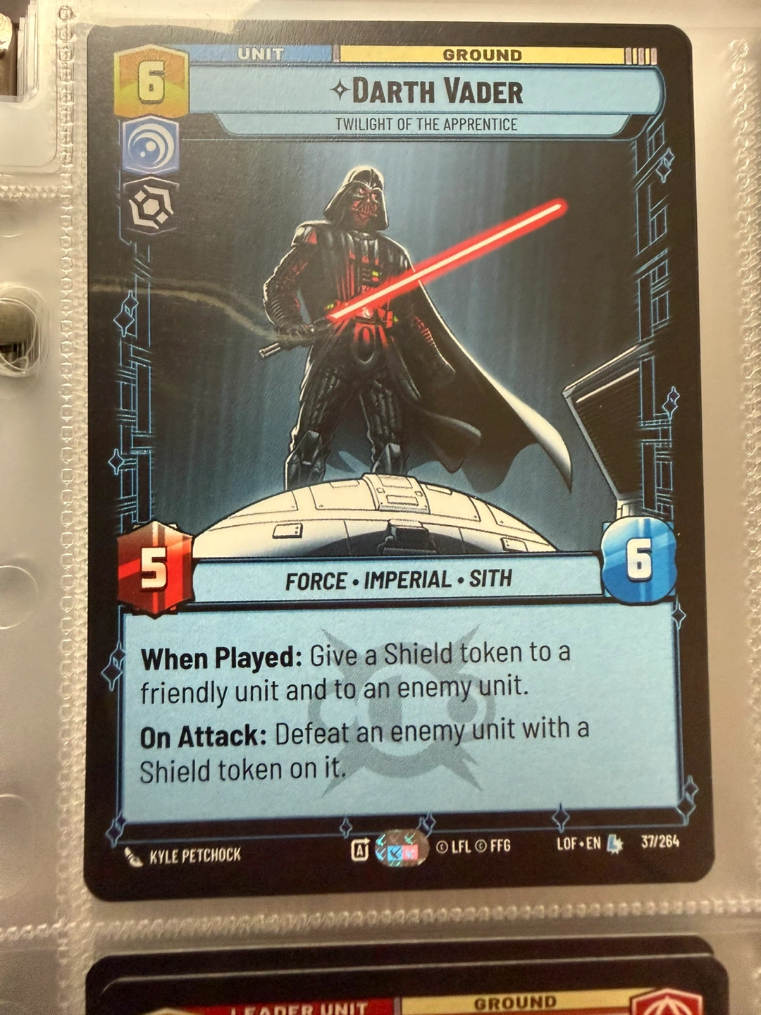 Star Wars Unlimited Trading Card - Darth Vader