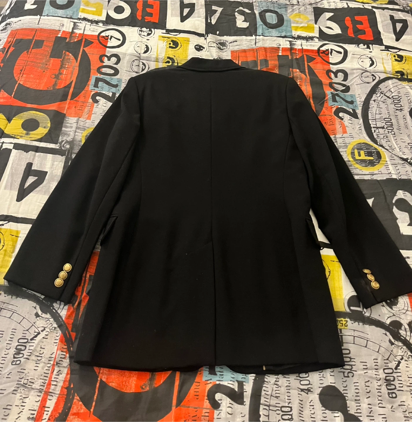 Holt Renfrew Collection Black Wool Blazer - Size 4 🏆 - photo 3