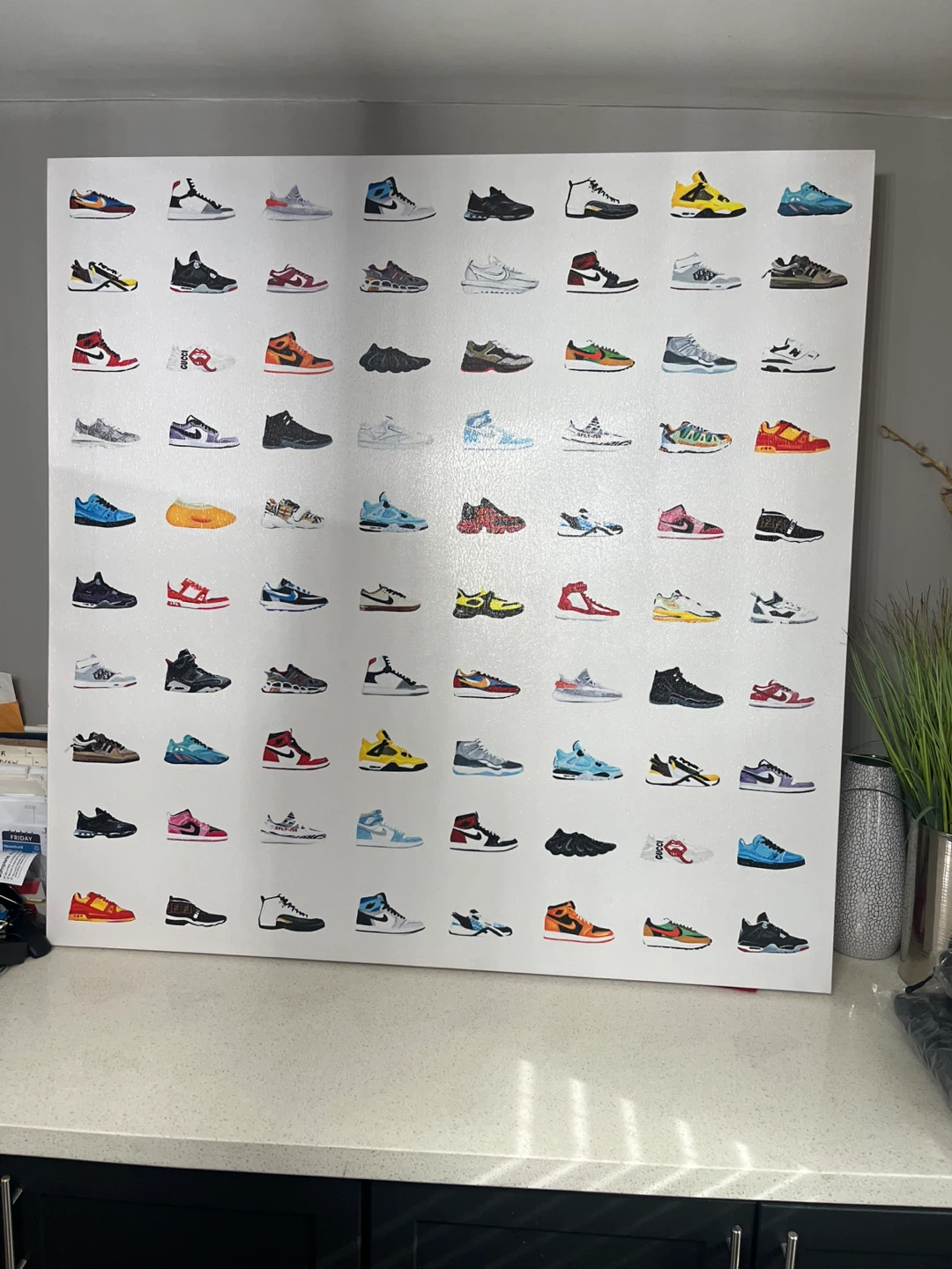 🏆 “Sneak Freak" canvas Wall Art 48” x 48”