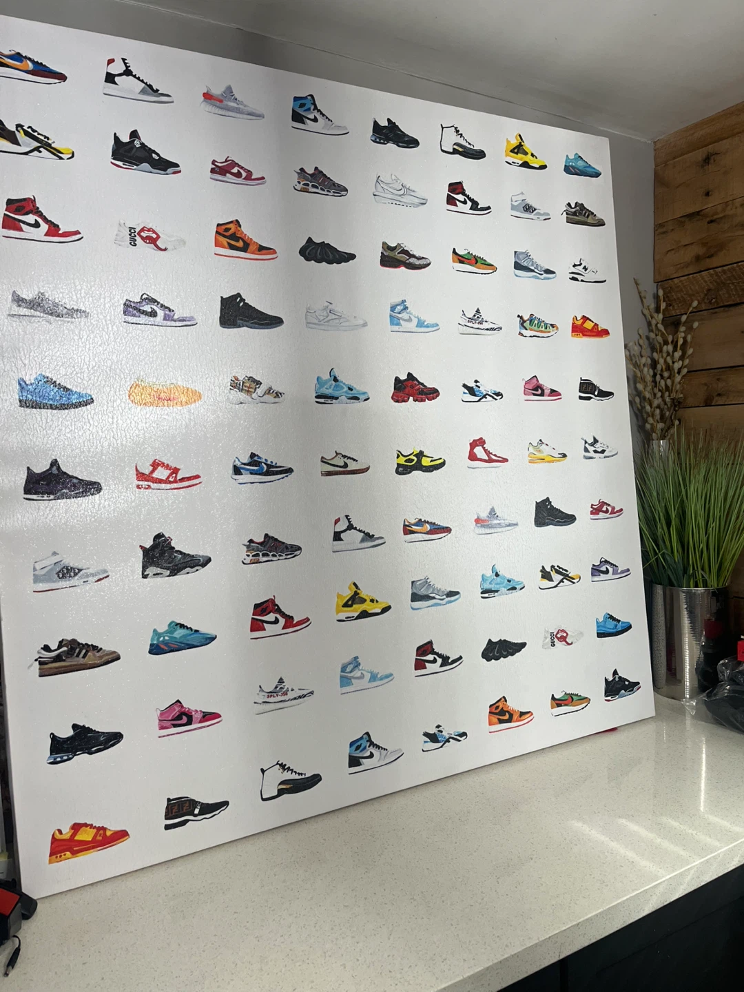 🏆 “Sneak Freak" canvas Wall Art 48” x 48” - photo 3