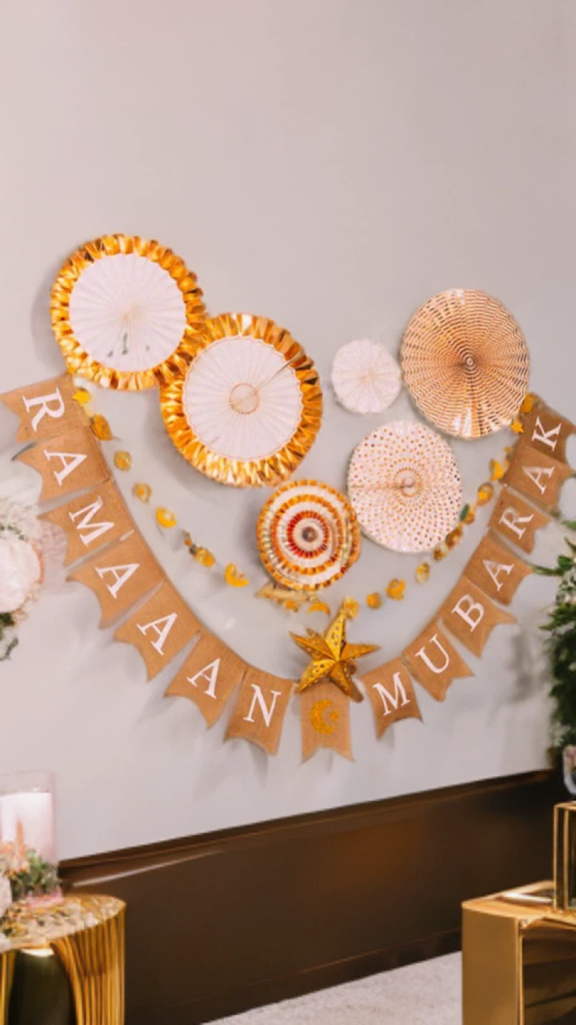 Ramadan Mubarak Banner and Decoration Set - photo 3