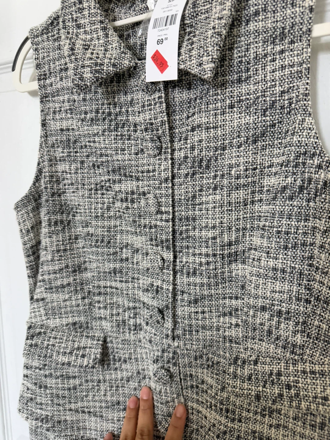 Sleeveless Dress with Collar - photo 2