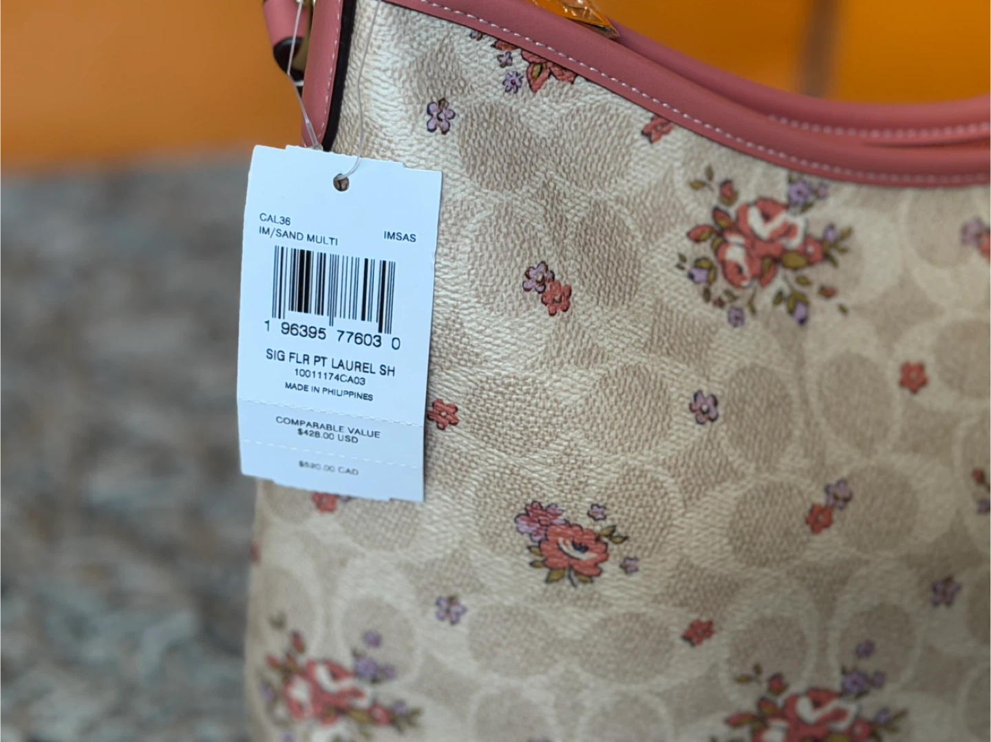 Coach Sig Flr Pt Laurel Sh Hobo Bag - photo 4