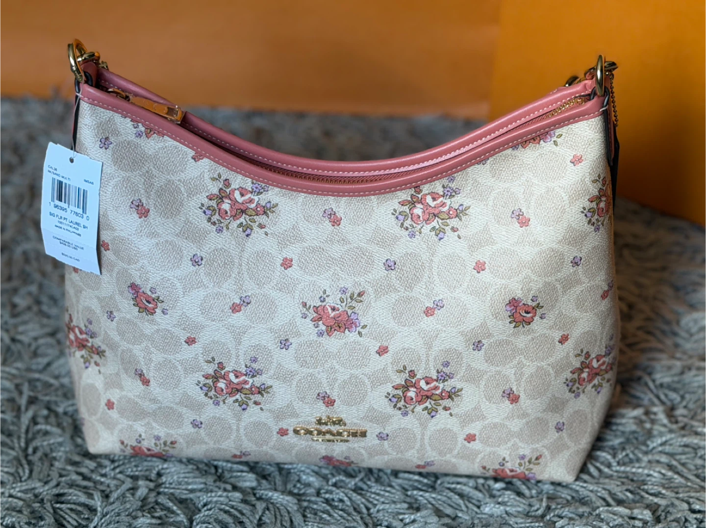 Coach Sig Flr Pt Laurel Sh Hobo Bag - photo 2