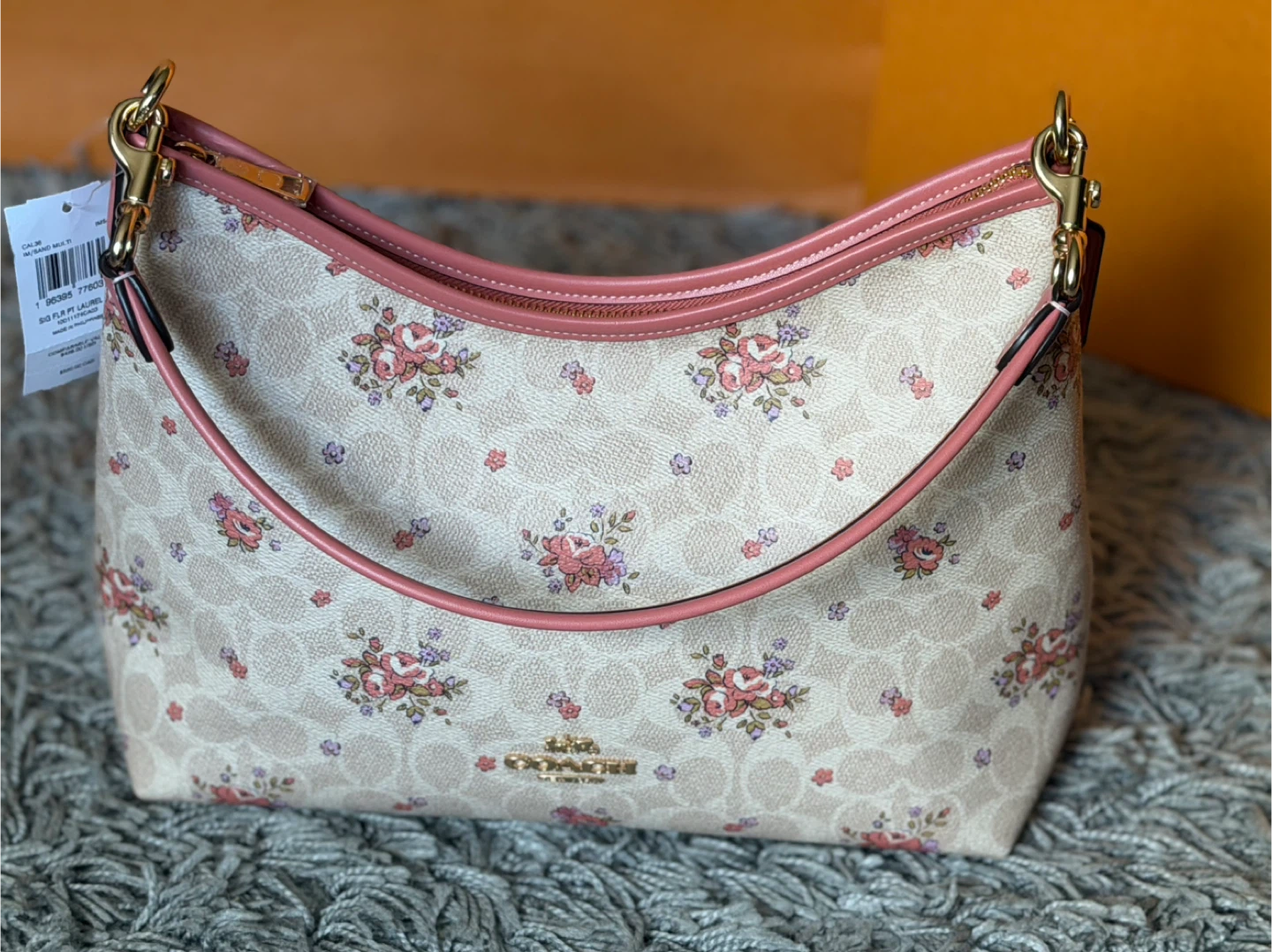 Coach Sig Flr Pt Laurel Sh Hobo Bag