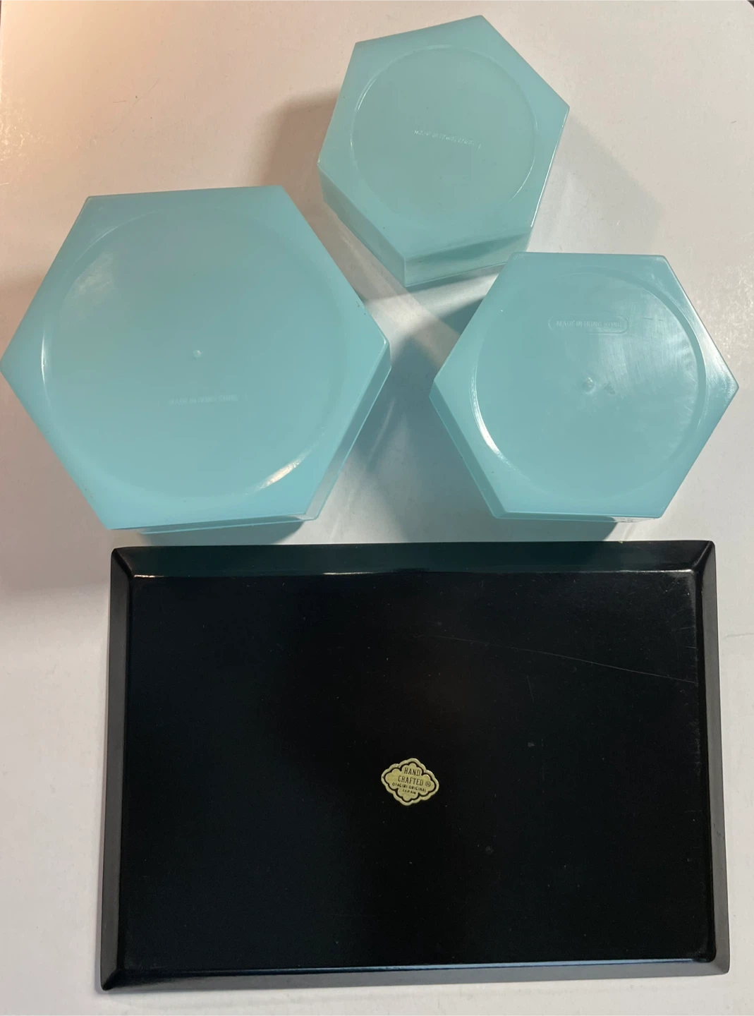 Otagiri Hand Crafted Mini Tray & Vintage Floral Decor Boxes - photo 2