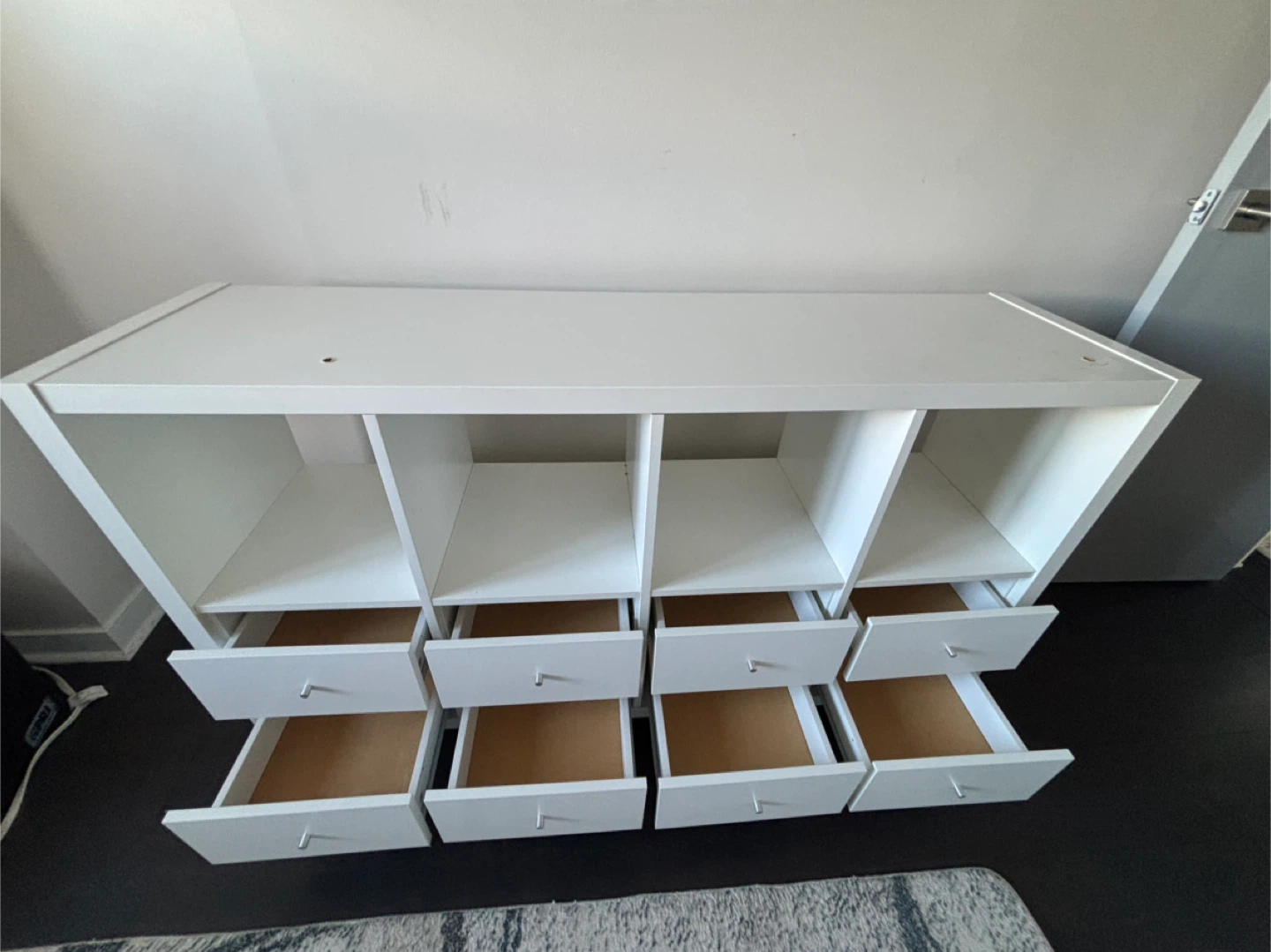 IKEA 🏆 White Storage Unit with 8 Shelves and 4 Drawers - photo 3