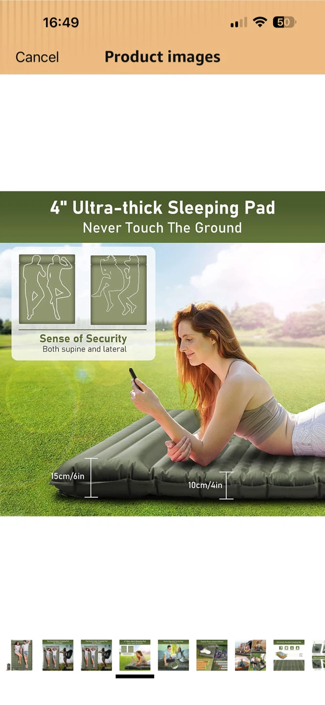 Camping SleepIng Pad , 2 person