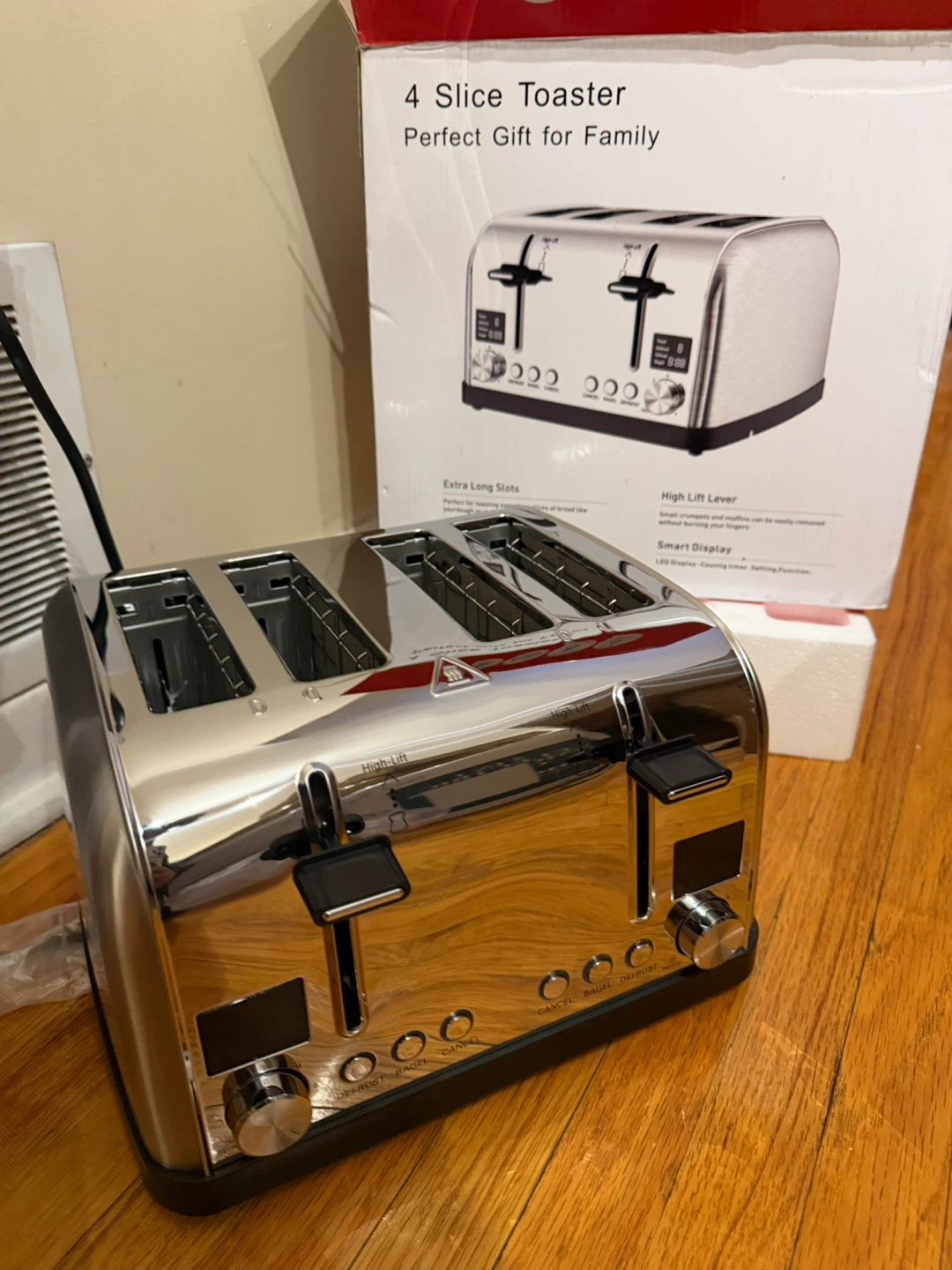 4 Slice Toaster - Silver - photo 2