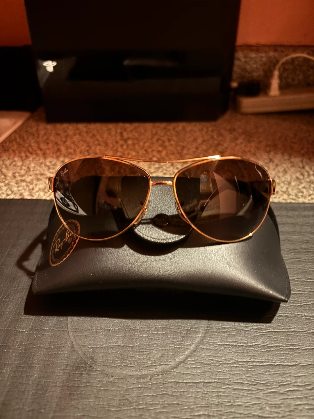 Ray-Ban Aviator Sunglasses with Case - photo 2