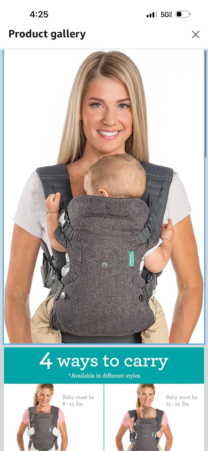 Infantino Baby Carrier - Grey