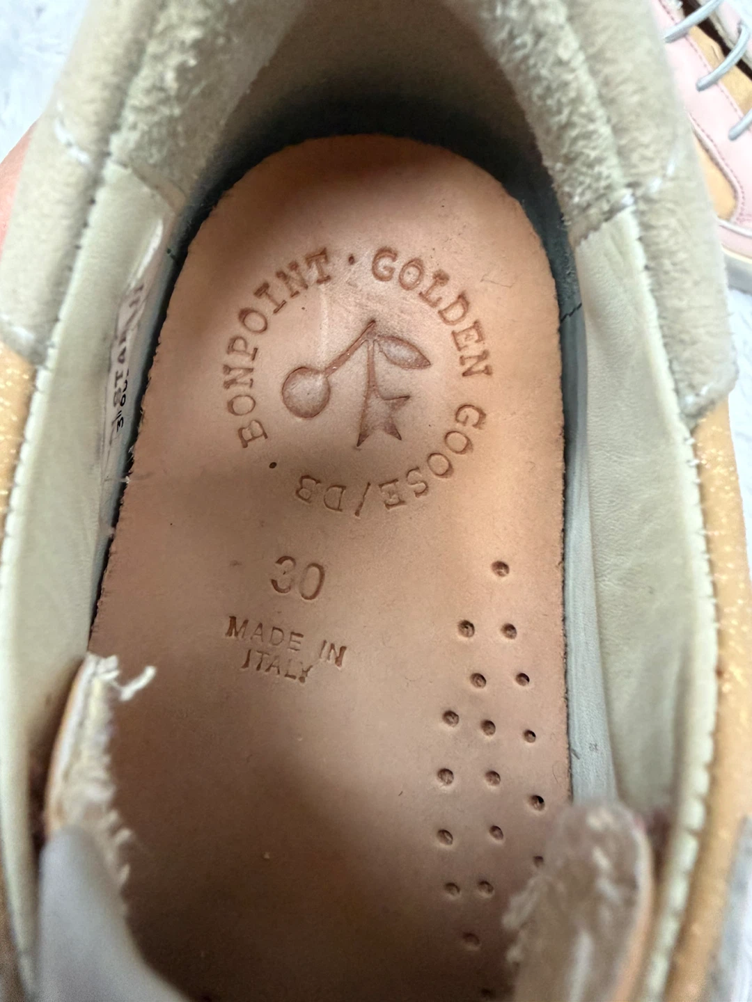 Golden Goose Bonpoint Superstar Sneakers Size 30 - photo 5