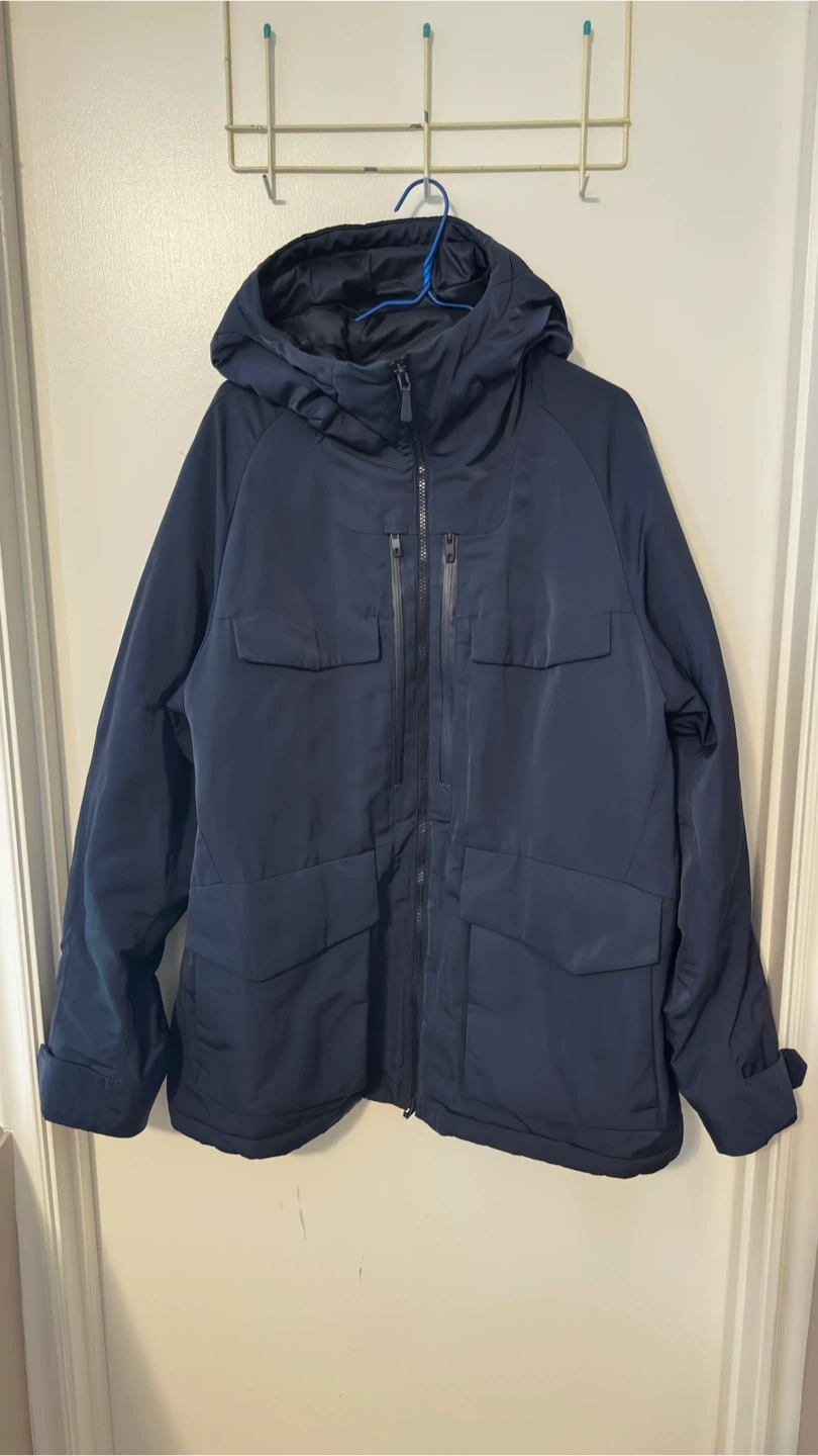 White Mountaineering x Uniqlo Navy Hooded Jacket