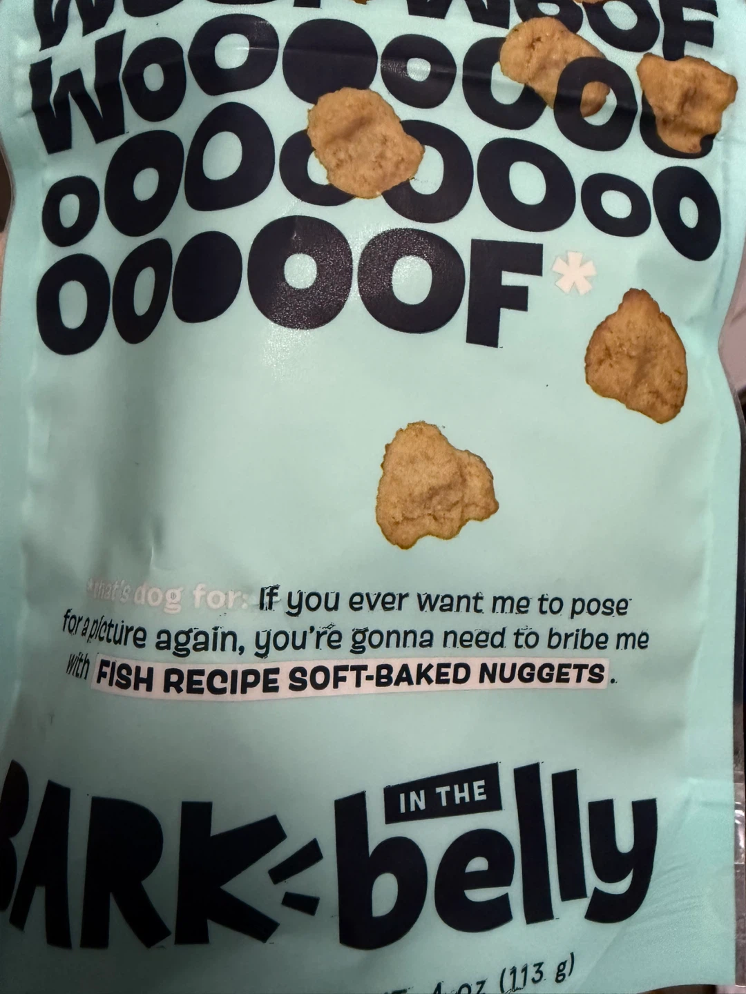 🏆 BarkBox Fish Recipe Soft-Baked Nuggets Dog Treats
