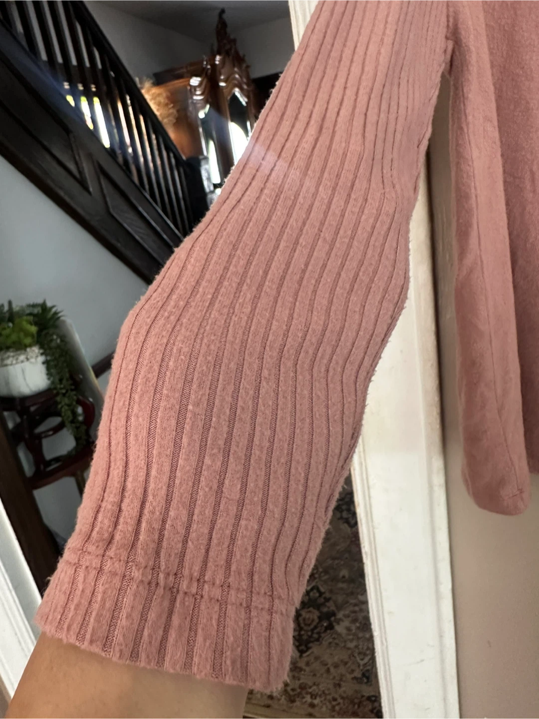 A Pea in the Pod Pink Turtleneck Sweater - Size M - photo 3