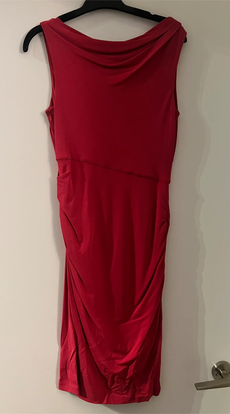 Vera Wang Red Dress - Size 2 🏆 - photo 2