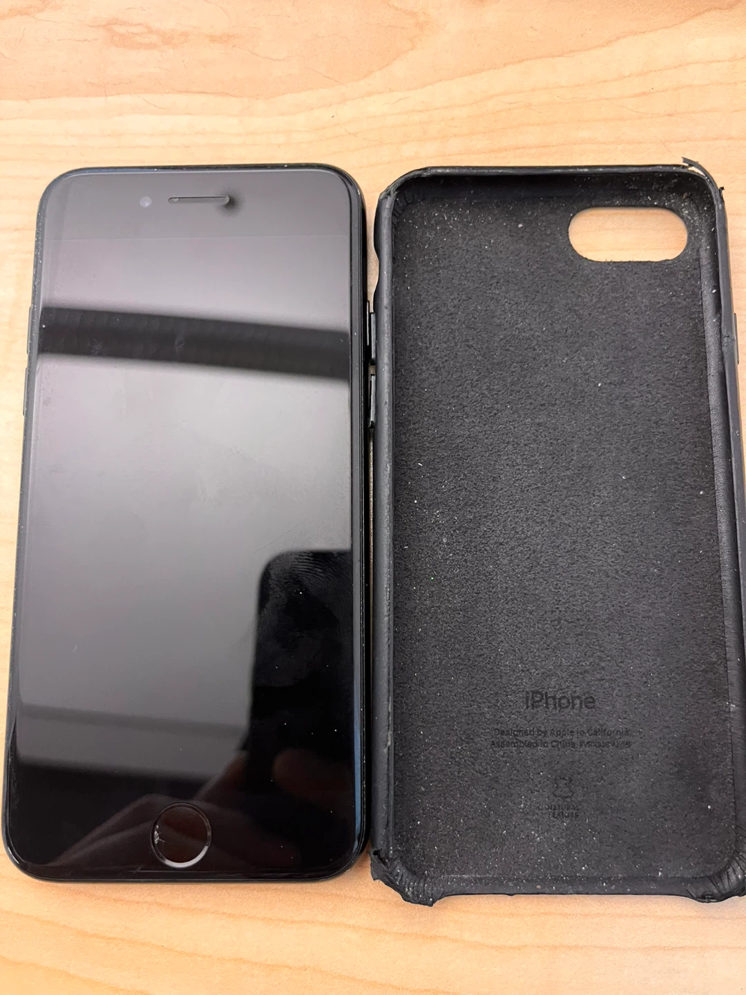 iPhone 7 with Black Case