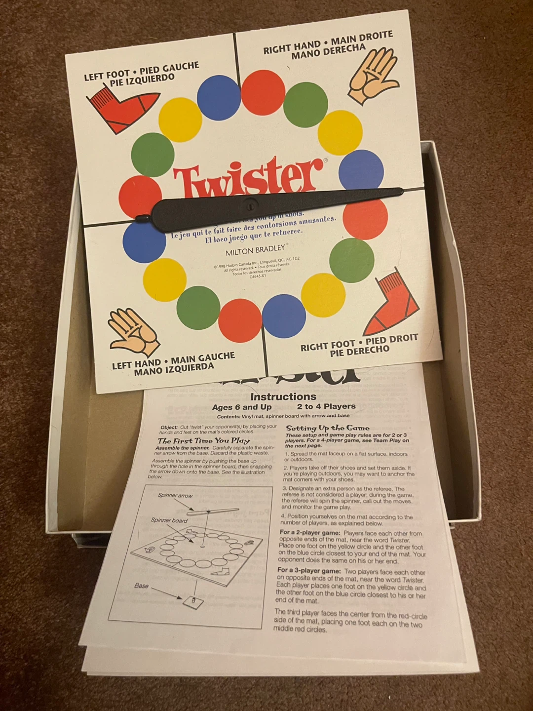 Twister Game by Milton Bradley - photo 2